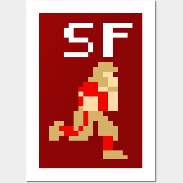 8Bit 49ers GO Wall Art by RetroRaider